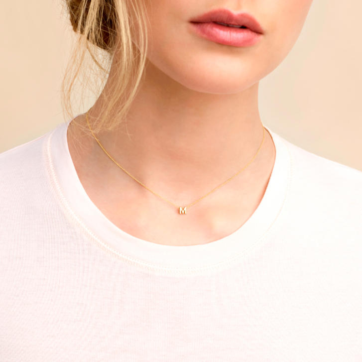 Signature Kette 1 Initial/ Symbol/ Ziffer 750 Weißgold