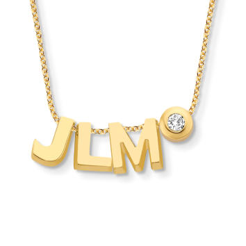 Signature Kette 3 Initialen/ Symbole/ Ziffern 750...