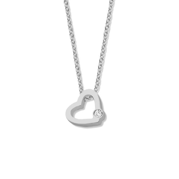 Blend Kette 1 Initial/ Symbol 750 Weißgoldgold mit Brillant