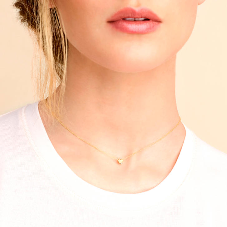 Blend Kette 1 Initial/ Symbol 750 Weißgoldgold mit Brillant