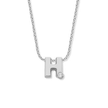 Blend Kette 1 Initial/ Symbol 750 Weißgoldgold mit...