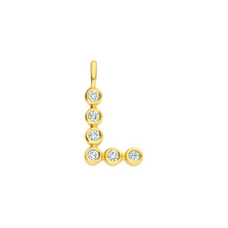 Connecting Dots Kette 750 Gelbgold mit Brillanten