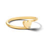 Entangle Blend Ring 1 Initial/ Symbol 750 Gelbgold mit einem Brillant