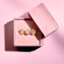 Glaube, Liebe, Hoffnung Ring 750 Gelbgold mit einem Brillant