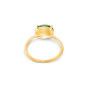 Dancing Tourmalines Ring 750 Gebgold mit grünem Turmalin und Brillanten 49