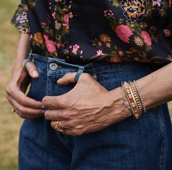 Reflex Armband 5 mm oval 750 Gelbgold