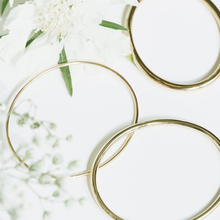 Armreif federnd 1,7 mm 750 Gelbgold