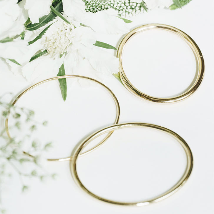 Armreif federnd 1,7 mm 750 Gelbgold