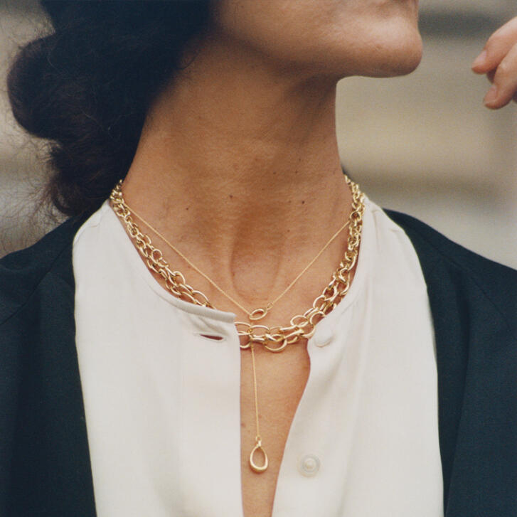 Offspring Collier 750 Gelbgold