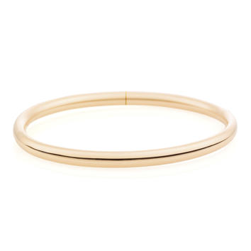 Armreif federnd 4 mm 750 Gelbgold