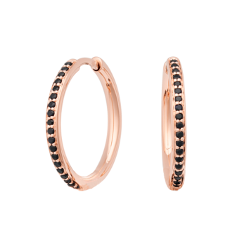 Bron Ohrringe Creolen Lux 750 Roségold Ø 20...