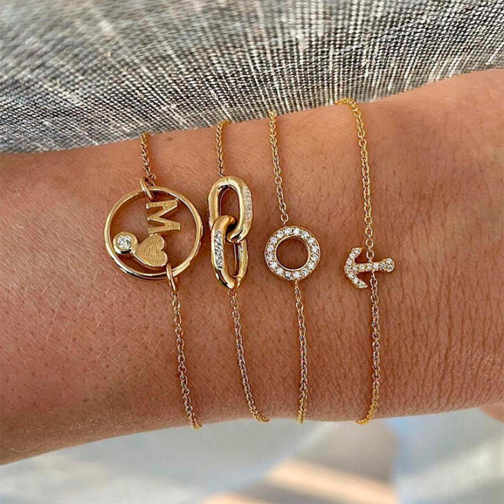 Unchained Armband 750 Gelbgold