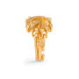 BoHo Ring 750 Gelbgold mit Rutilquarz und Brillanten