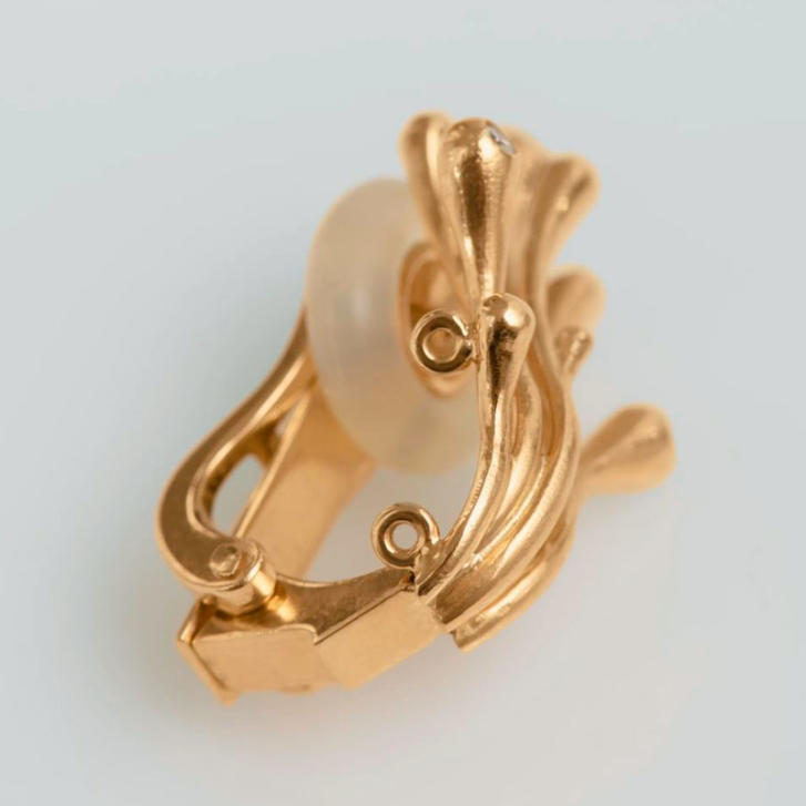 OL BoHo Ohrclip small 750 Gelbgold mit Brillanten