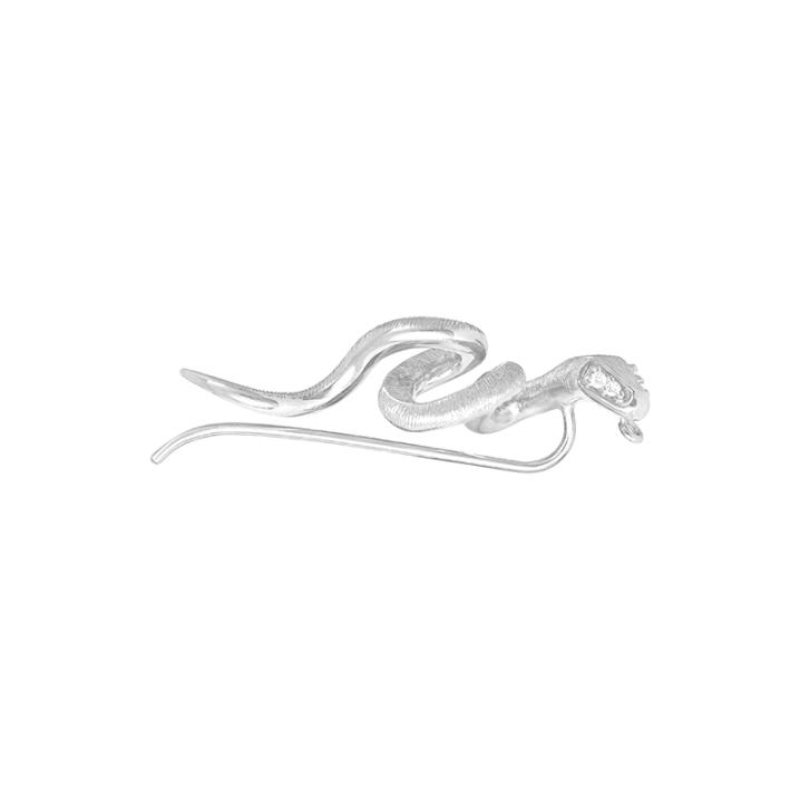 Snakes Earcuff 750 Weißgold mit Brillanten