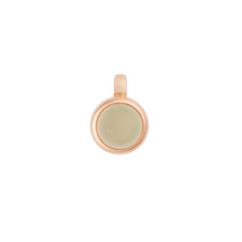 Bron Sushi Anhänger 750 Roségold mit Lemonquarz