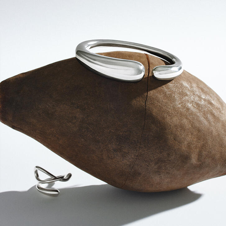 Georg Jensen Mercy Swirl Ring 634E, 925 Silber 56