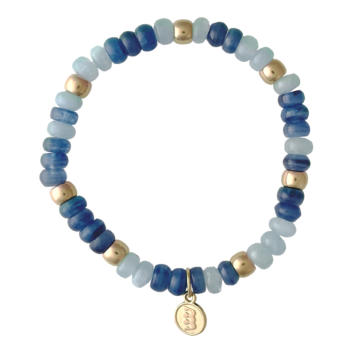 Reflex Armband Mix 750 Gelbgold mit Aquamarin & Kyanit