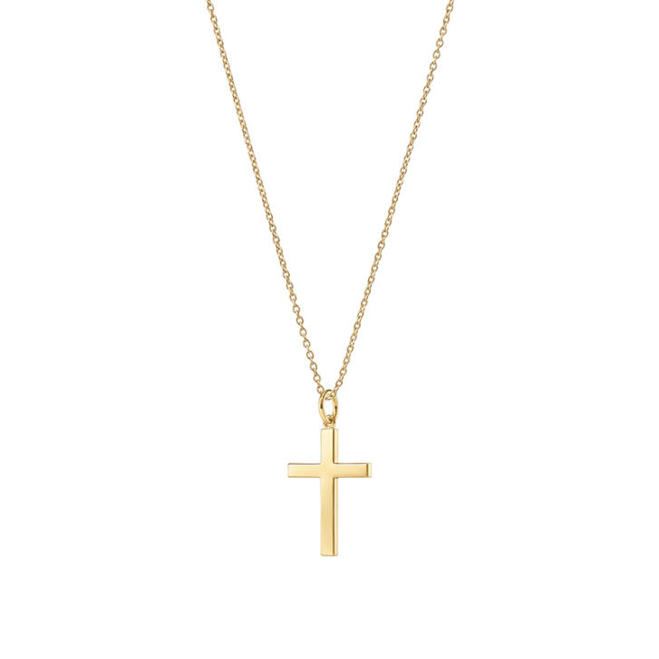 OL Cross Anhänger 750 Gelbgold
