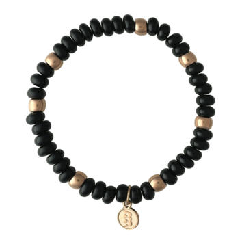 Reflex Armband Mix 750 Roségold mit Onyx