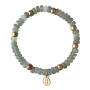 Reflex Armband Mix 750 Roségold mit grauem Mondstein