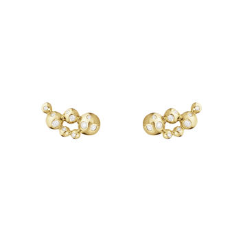 Moonlight Grapes Earcuffs 750 Gelbgold mit Brillanten
