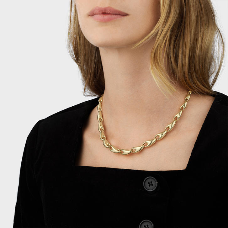 Reflect Collier im Verlauf 750 Gelbgold S