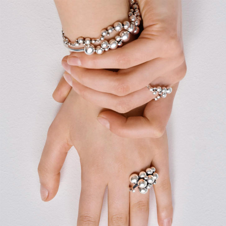 Moonlight Grapes Armband 925 Silber