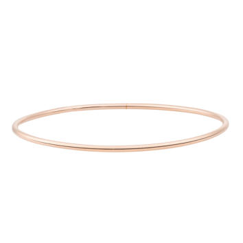 Armreif federnd 1,7 mm 750 Roségold