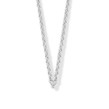 Minitials Charmed Kette 750 Weißgold