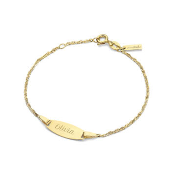 Baby Love Kinderarmband 750 Gelbgold