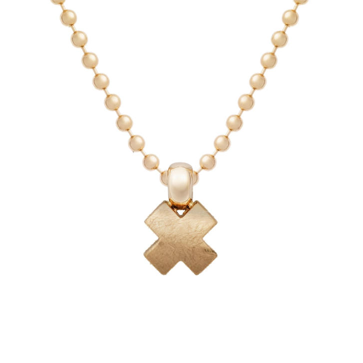 Bron Joy Anhänger 750 Gelbgold eismatt