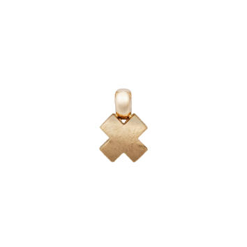 Bron Joy Anhänger 750 Gelbgold eismatt