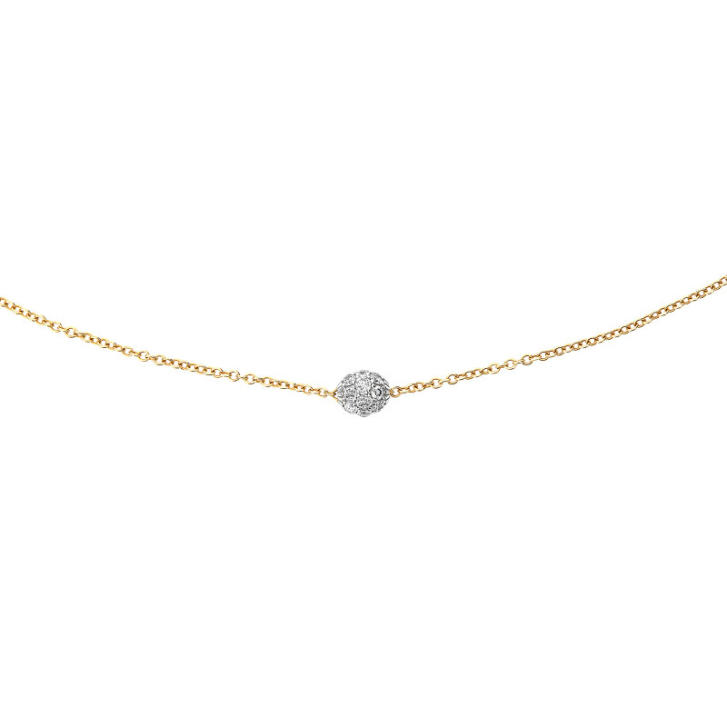 Dancing in the Rain Choker 750 Gelbgold mit Brillanten
