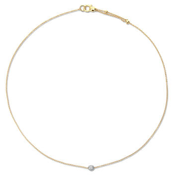 Dancing in the Rain Choker 750 Gelbgold mit Brillanten
