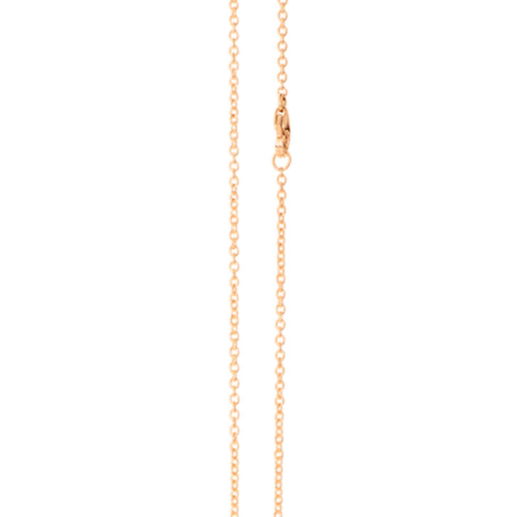 Ole Lynggaard Ankerkette 40 750 Gelbgold 60 cm mit Zwischenöse bei 50 und 45 cm