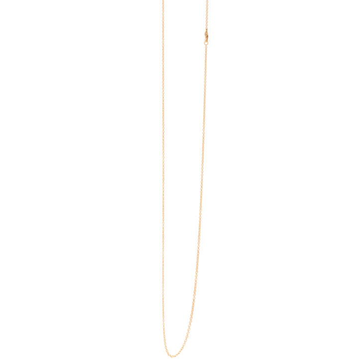Ole Lynggaard Ankerkette 40 750 Gelbgold 60 cm mit Zwischenöse bei 50 und 45 cm