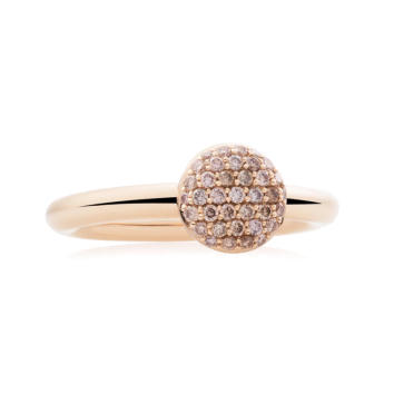 Bron Stardust Ring 750 Roségold mit...