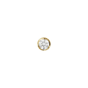 Signature Diamonds Solitaire Ohrstecker 750 Gelbgold mit...