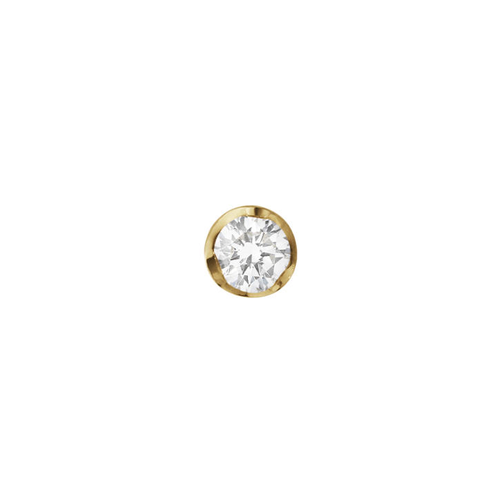 Signature Diamonds Solitaire Ohrstecker 750 Gelbgold mit Brillant, medium
