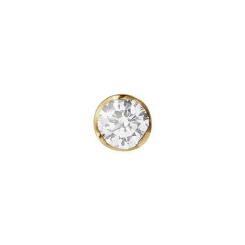 Signature Diamonds Solitaire Ohrstecker 750 Gelbgold mit...