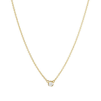 Signature Diamonds Solitaire Anhänger 750 Gelbgold...