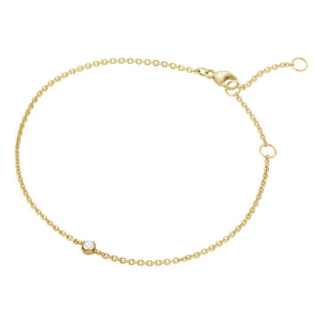Signature Diamonds Armband 750 Gelbgold mit Brillant