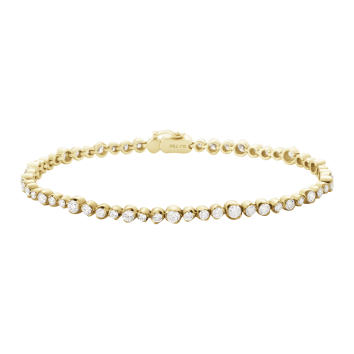 Signature Diamonds Tennisarmband 750 Gelbgold mit Brillanten