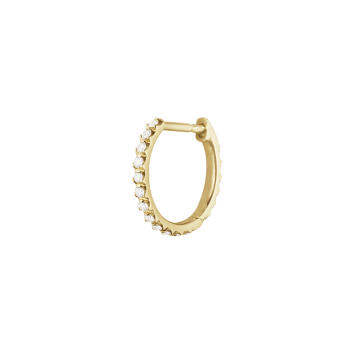 Signature Diamonds Creole 750 Gelbgold mit Brillanten