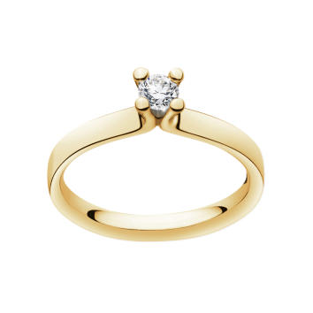 Magic Ring 2,6 mm 750 Gelbgold mit Brillant