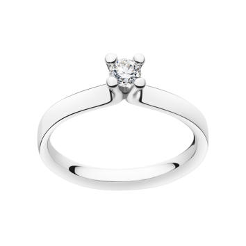 Magic Ring 2,6 mm 750 Weißgold mit Brillant