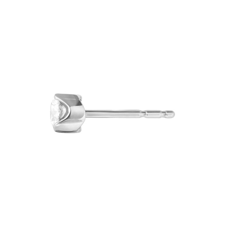 Signature Diamonds Solitaire Ohrstecker 750 Weißgold mit Brillant, groß
