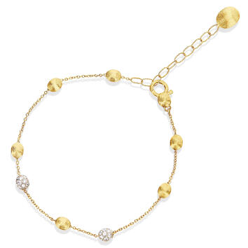 Dancing in the Rain Armband 750 Gelbgold mit Brillanten