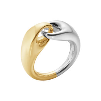 Reflect Ring 750 Gelbgold & 925 Silber